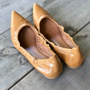 Tory Burch Eddie Ballet Tan Flat